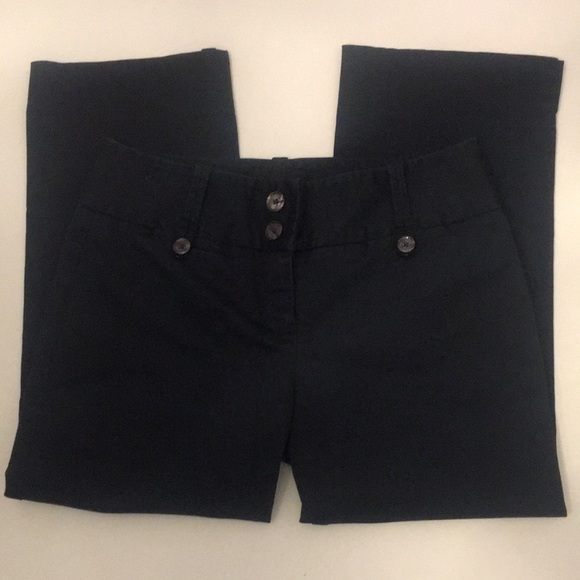 2/$12 The Limited Drew Fit Black Capri Size 0 - Picture 5 of 6